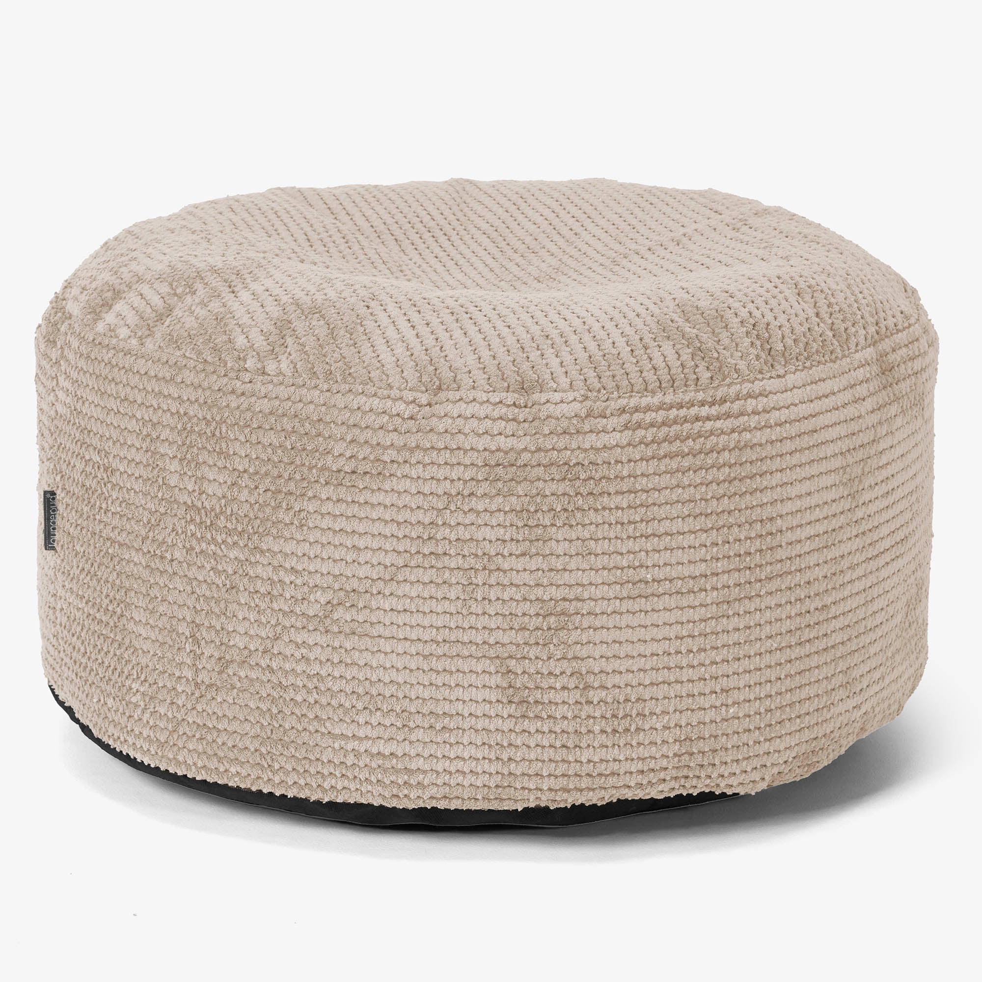 Ottomanpuff med Bricka - Pom-pom Elfenbensvit - Image 2