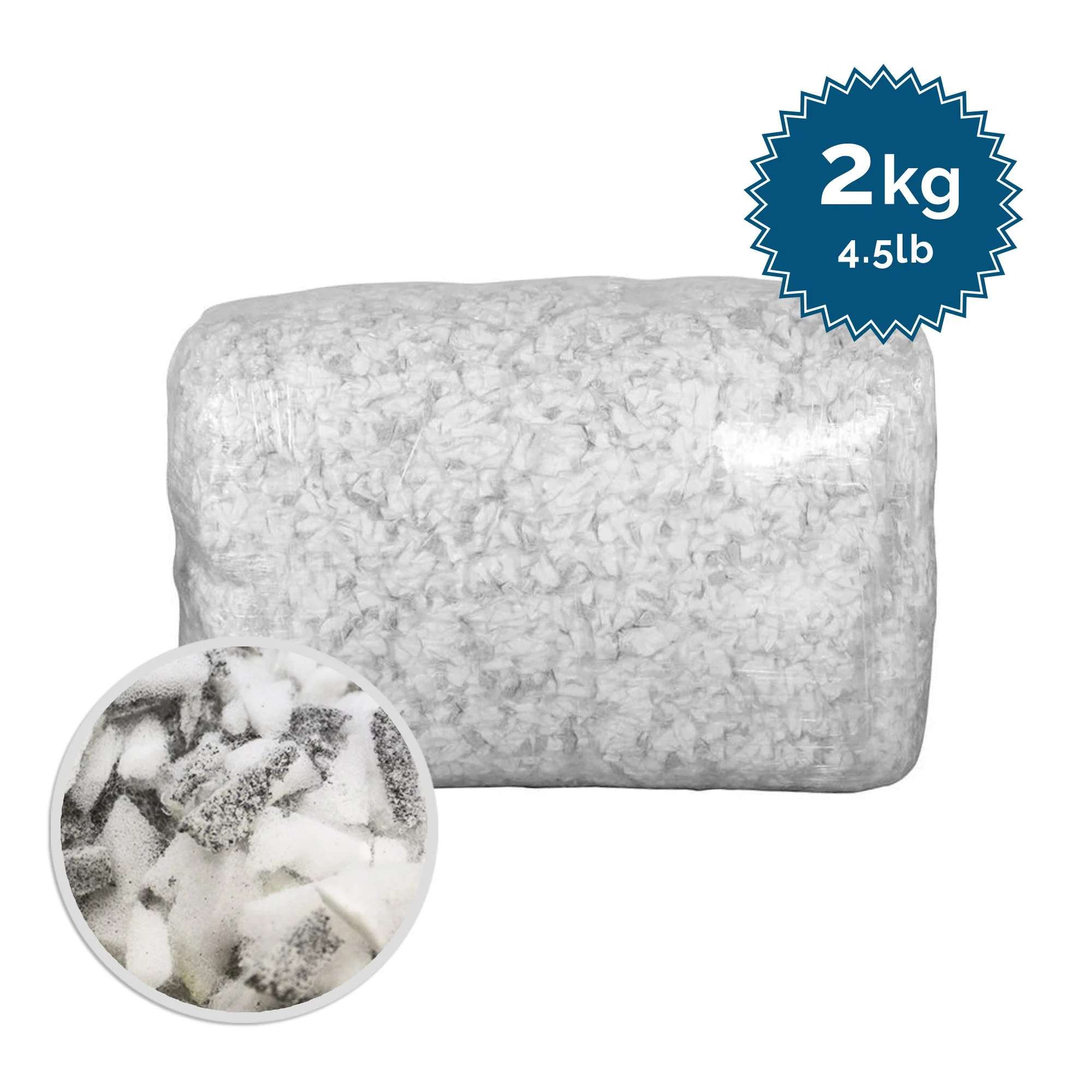 Pafyllning för Memoryskum Sittpuffar - 2kg