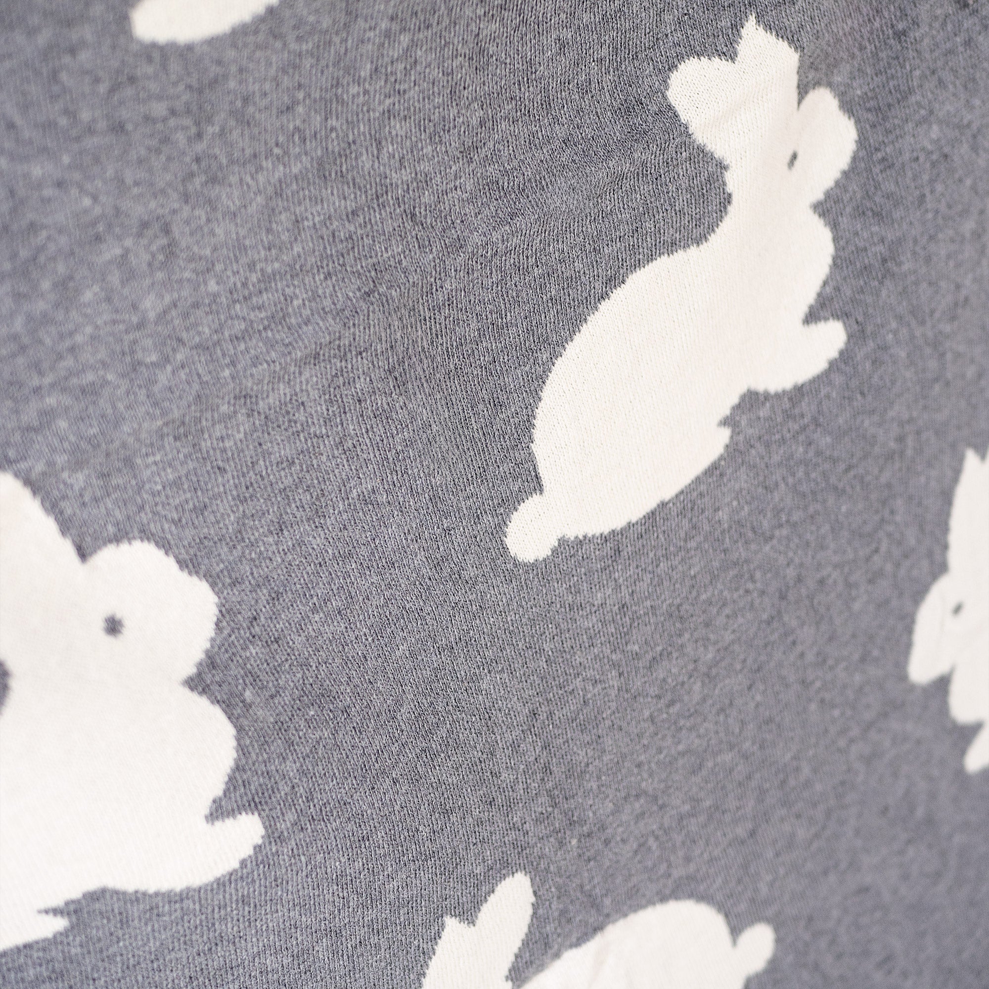 Pläd / Filt Barn - Stickad Rabbit - Image 3