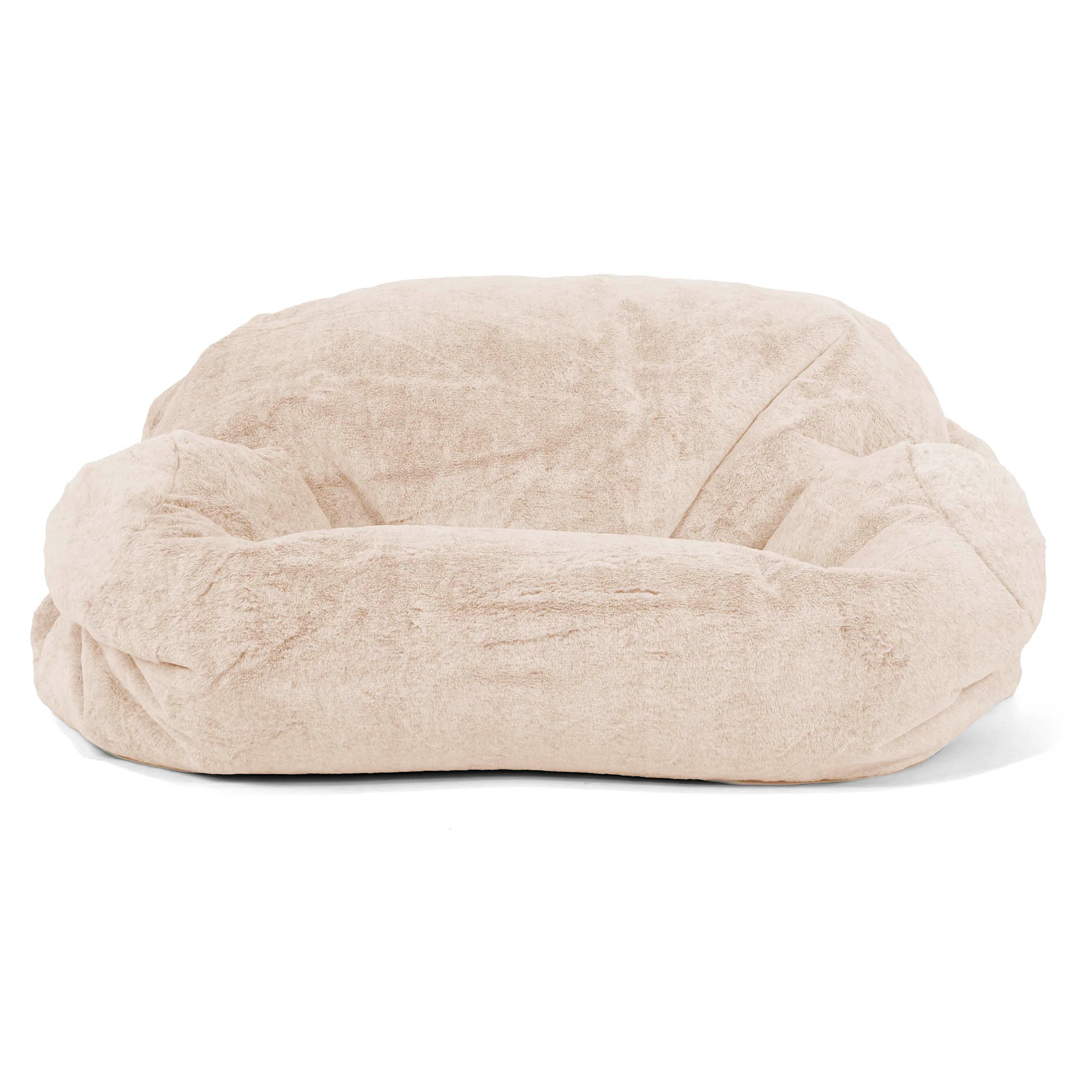 Sabine Saccosäcksoffa - Fuskkaninpäls Vit - Image 2