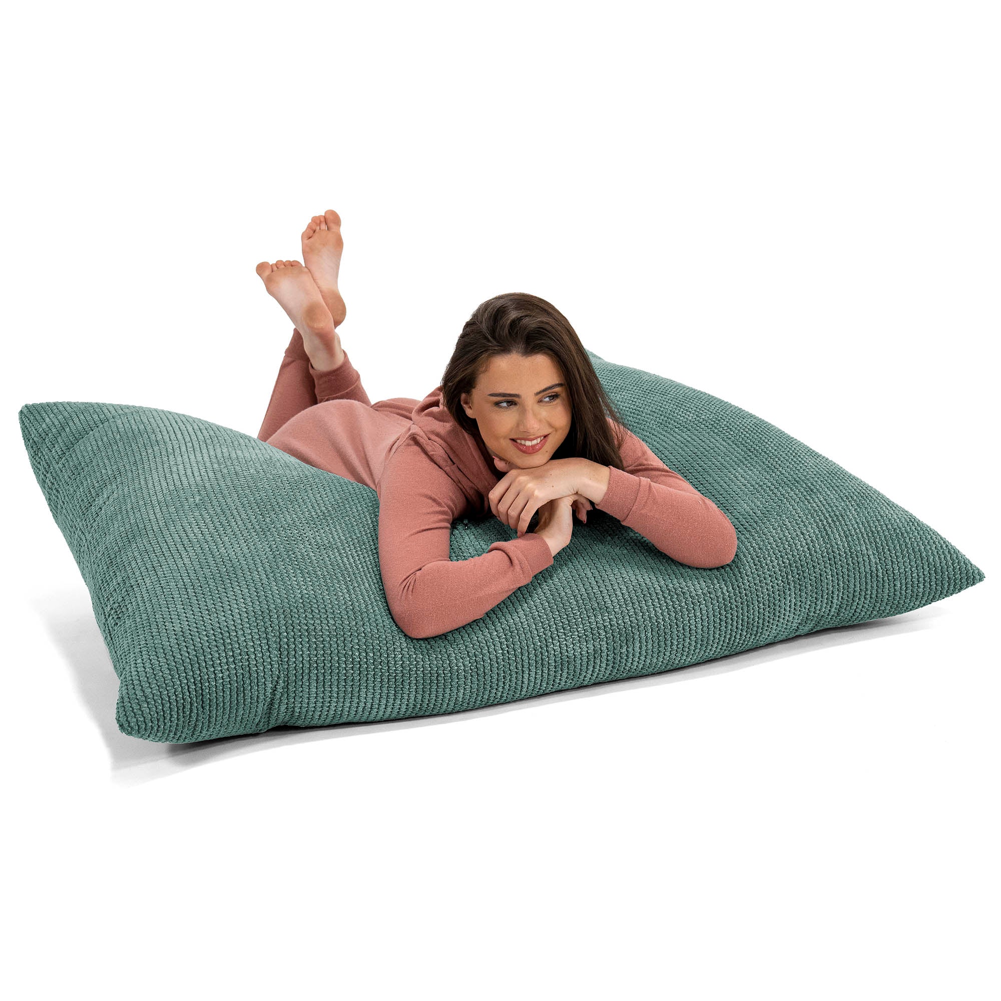 Saccosäck Kudde XXL - Pom-pom Mossgrön - Image 3