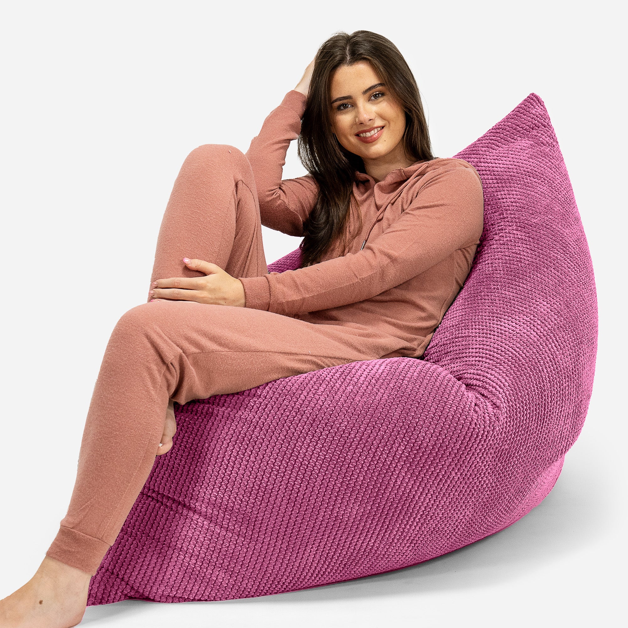 Saccosäck Kudde XXL - Pom-pom Rosa - Image 4
