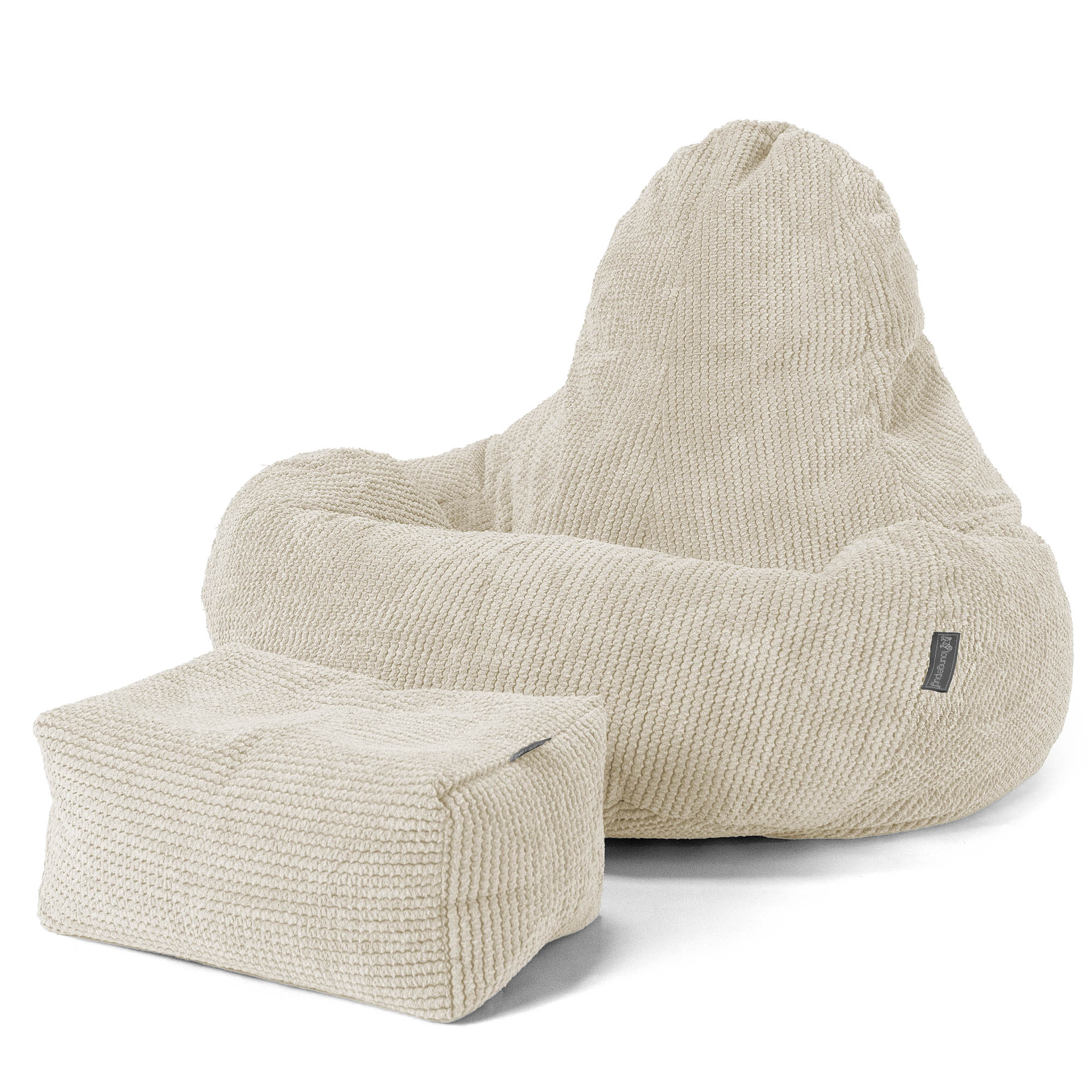 Saccosäck Ultra Lux för Spelande - Pom-pom Elfenbensvit - Image 2