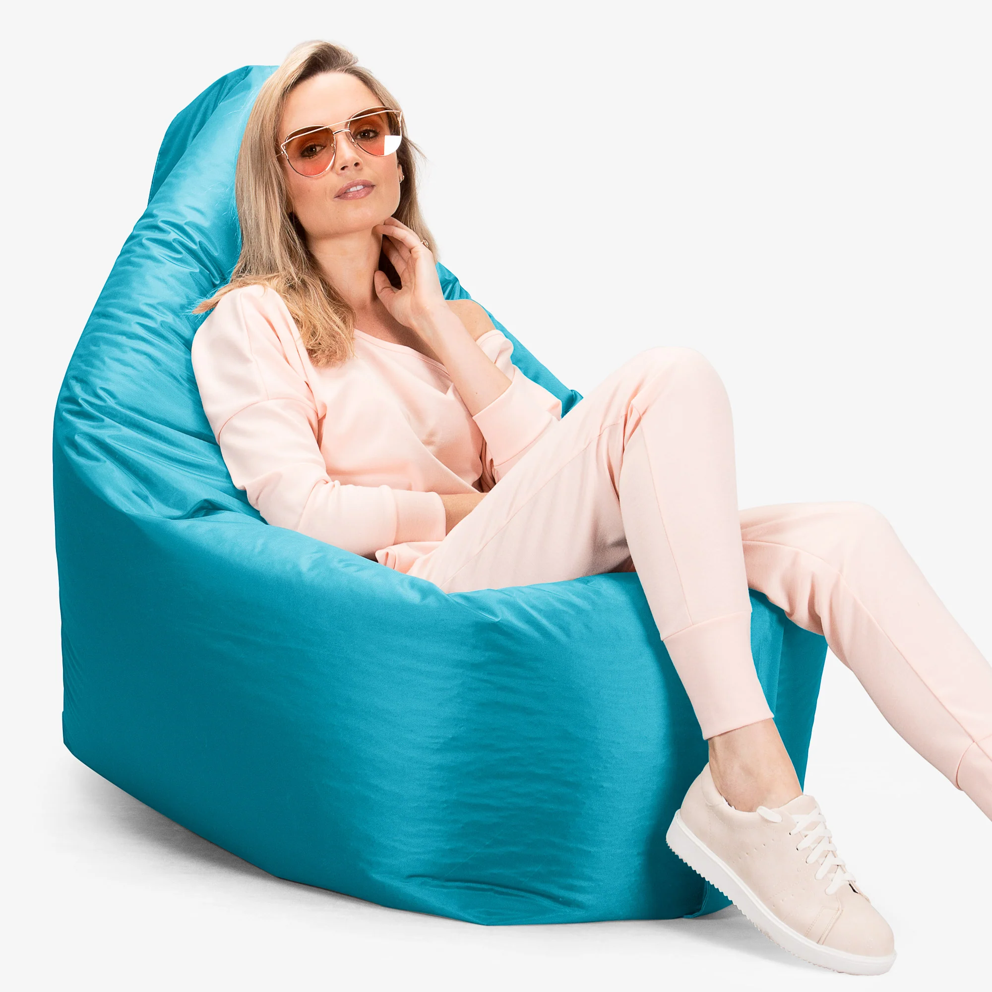 Saccosäck XXL Outdoor - SmartCanvas™ Cyan - Image 6