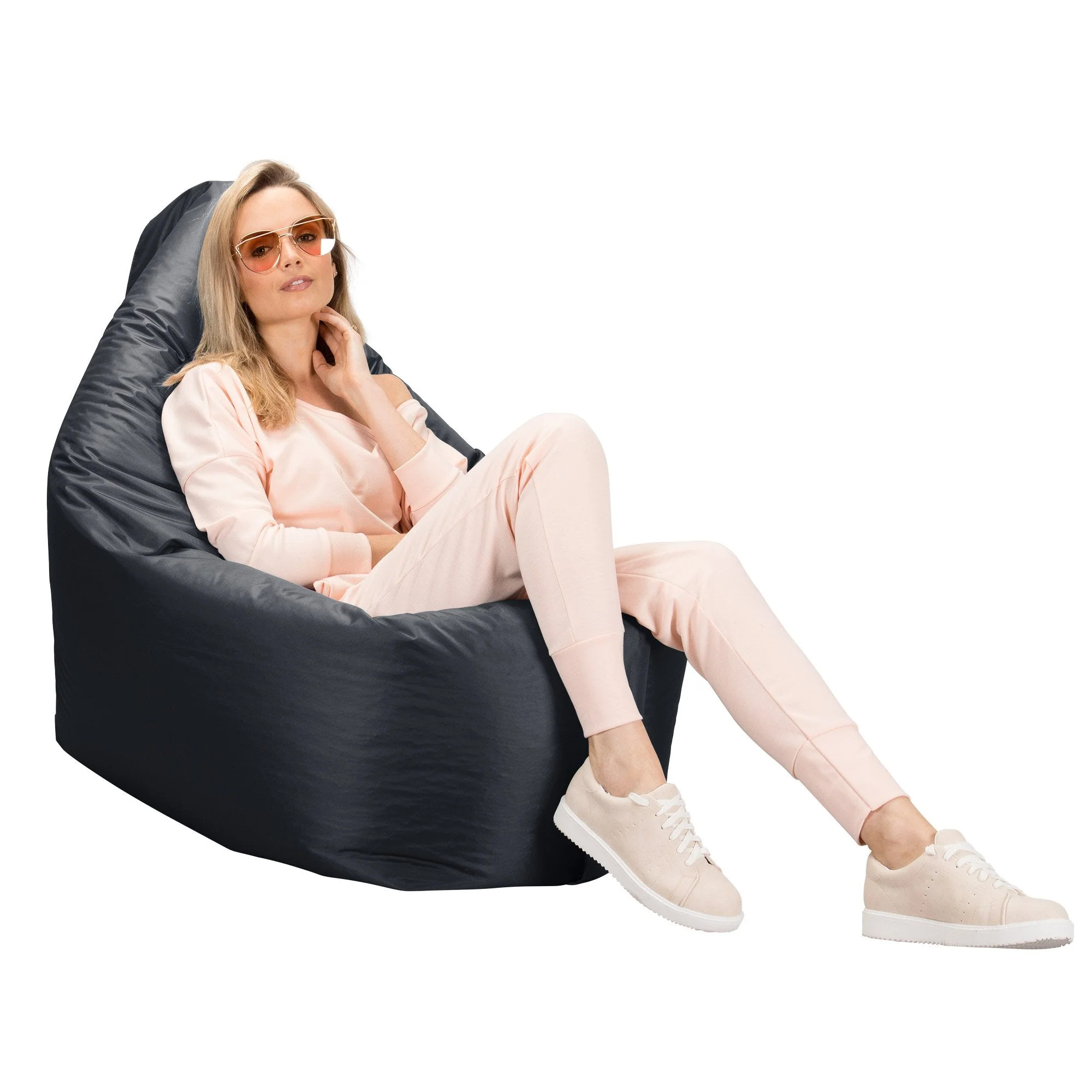 Saccosäck XXL Outdoor - SmartCanvas™ Platinagrå - Image 5