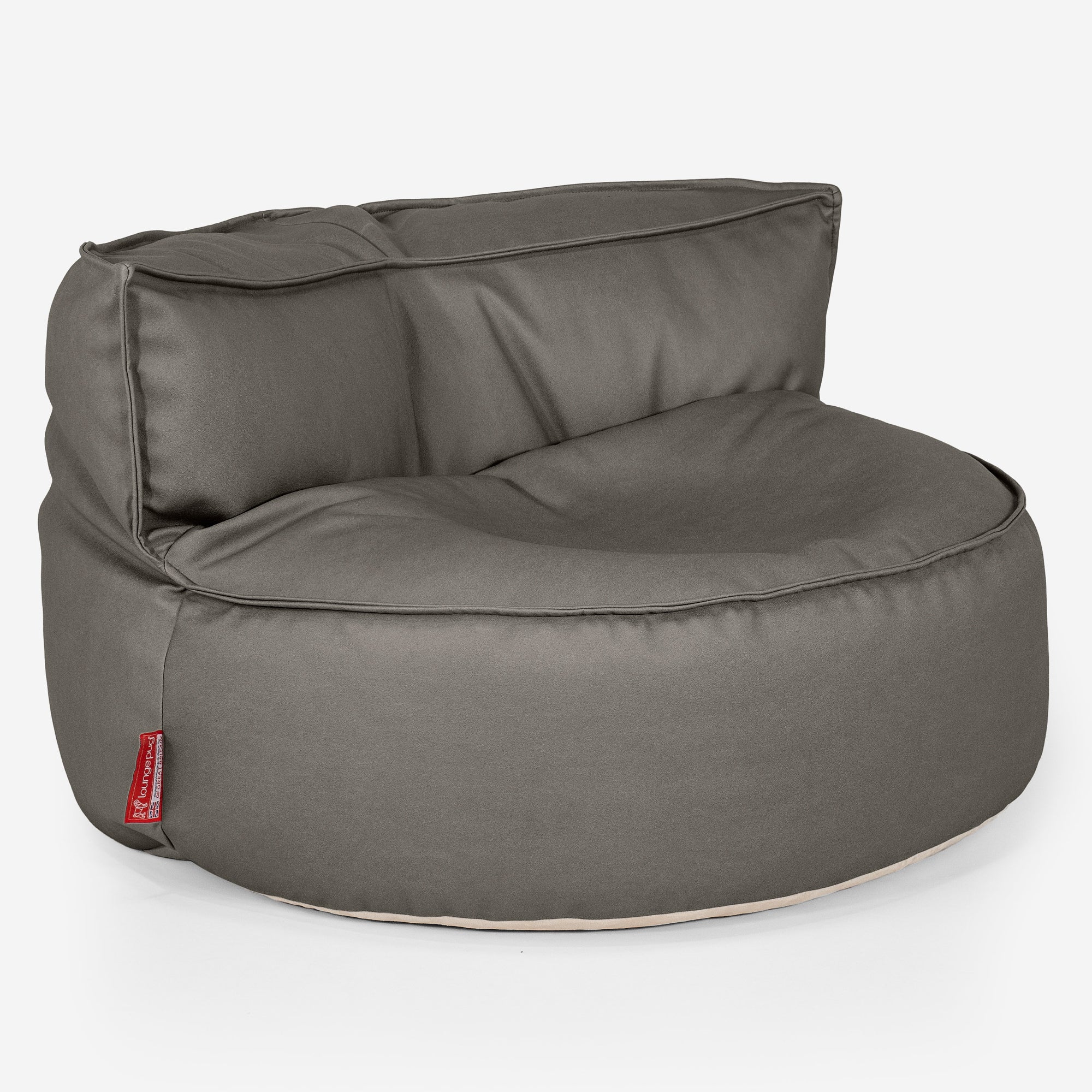 Saccosäcksoffan Chloe - Veganskt Läder Grå