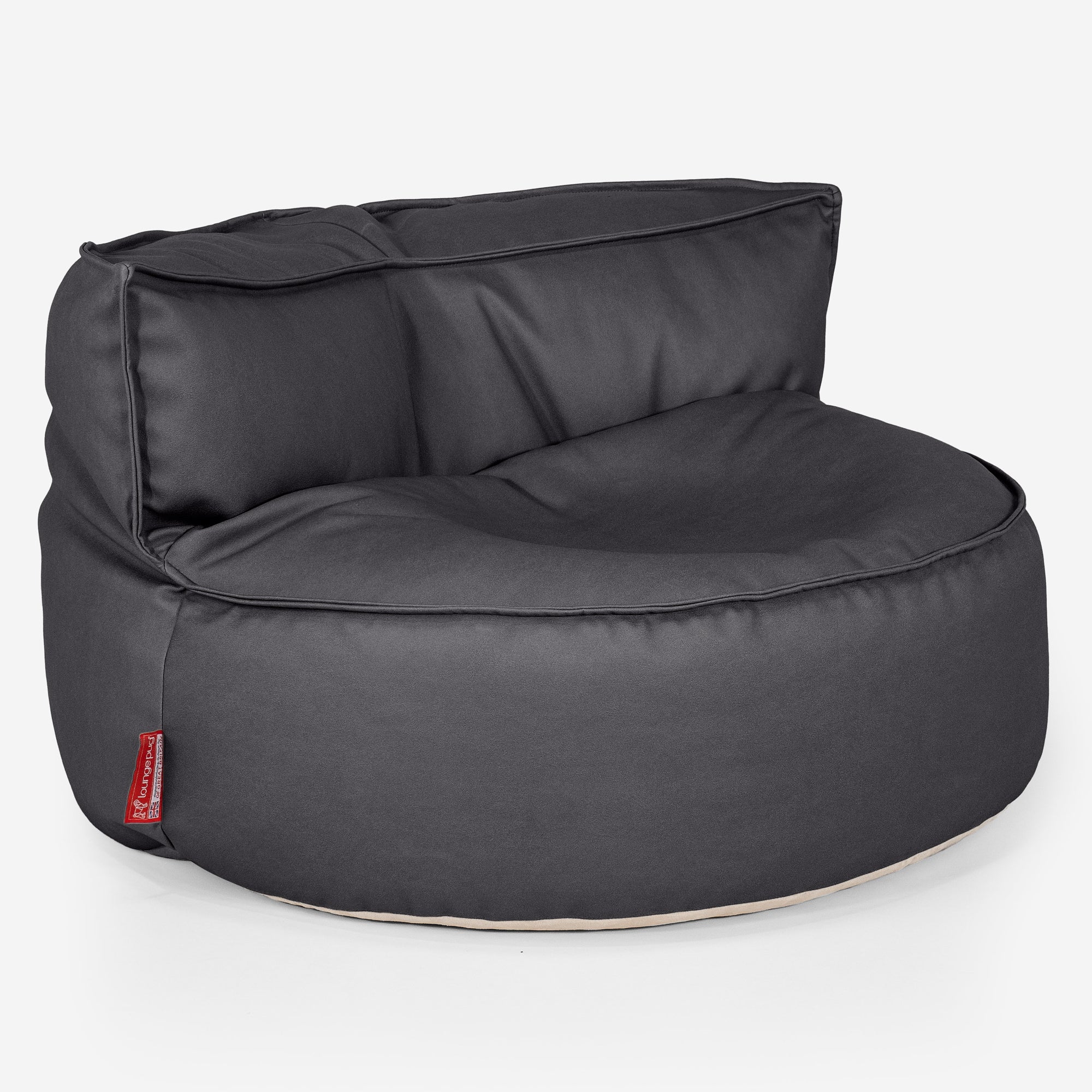 Saccosäcksoffan Chloe - Veganskt Läder Svart