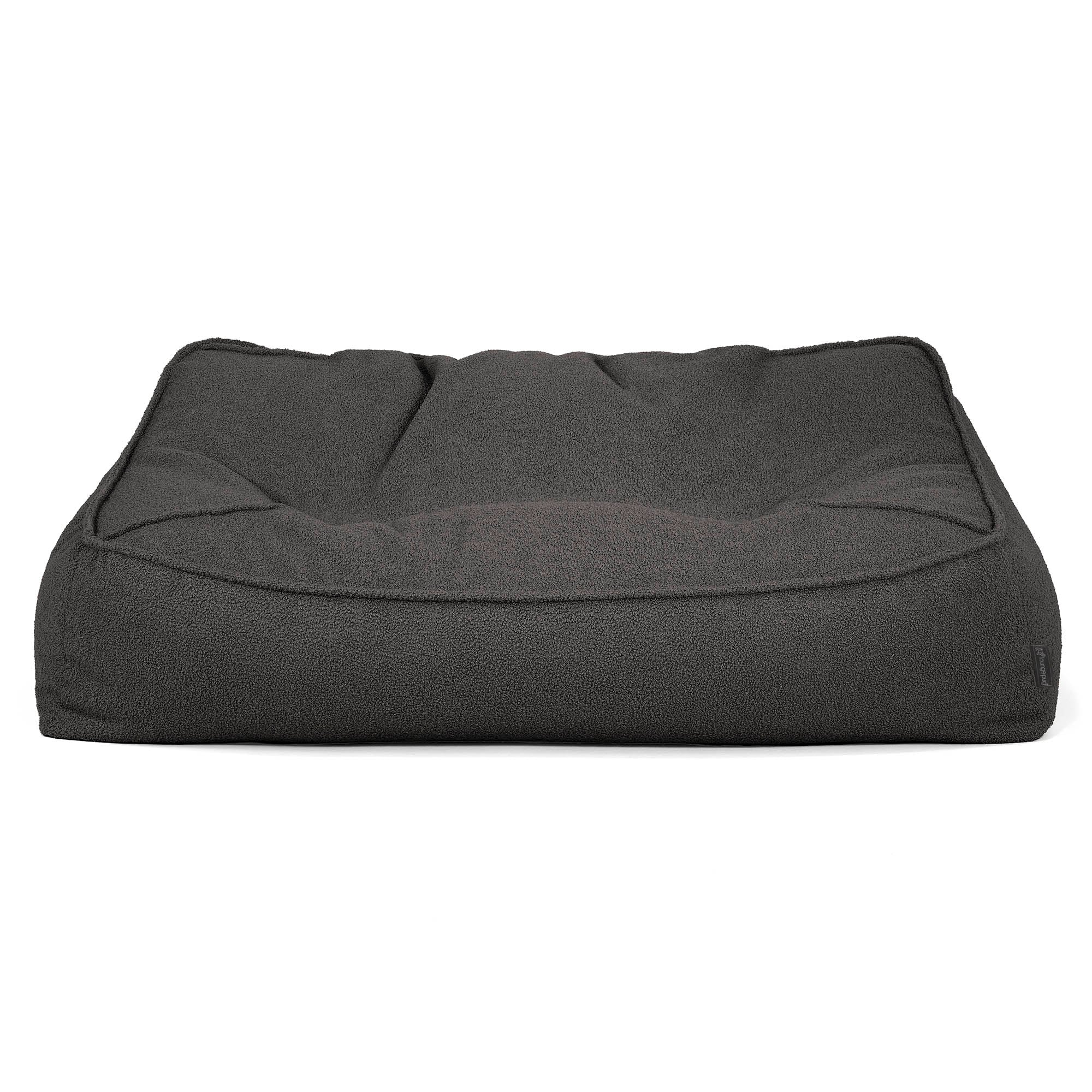 Saccosäcksoffan Sloucher - Boucle Grafitgrå - Image 2