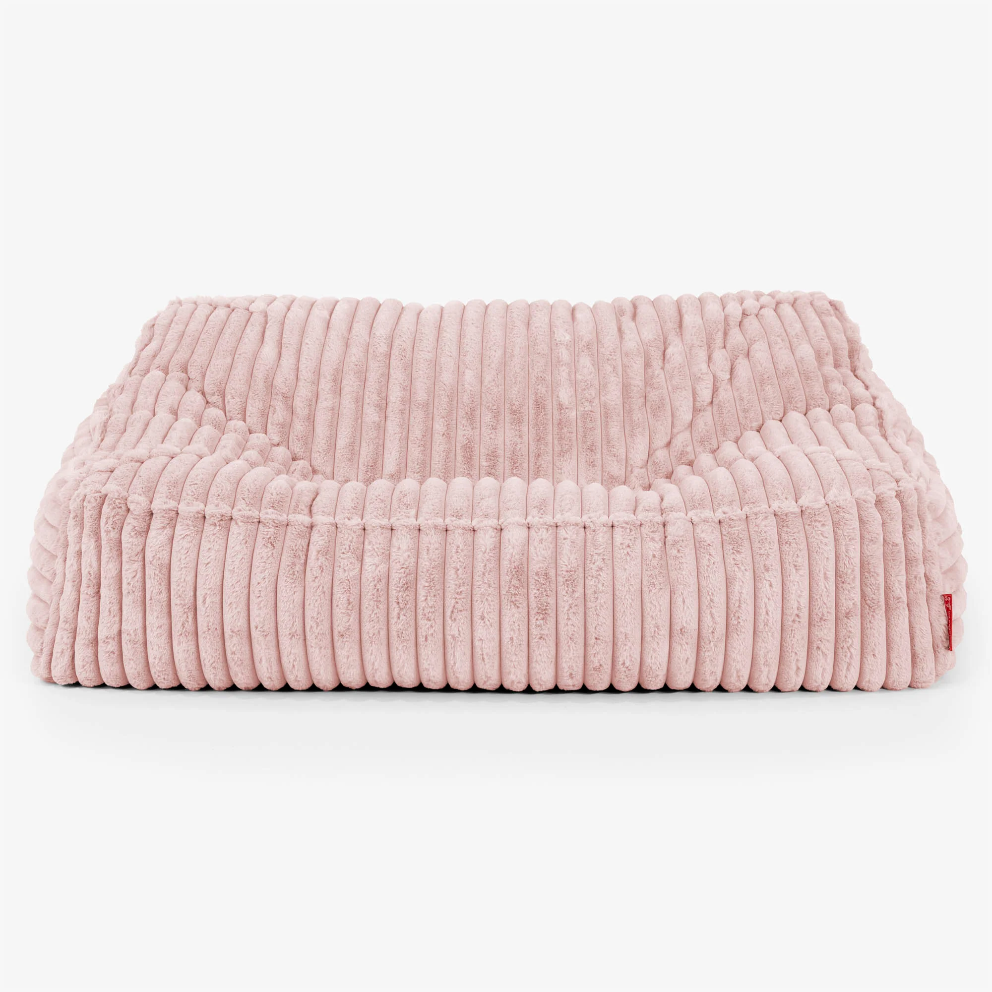 Saccosäcksoffan Sloucher - Ultraplyschmanchestertyg Gammelrosa - Image 2
