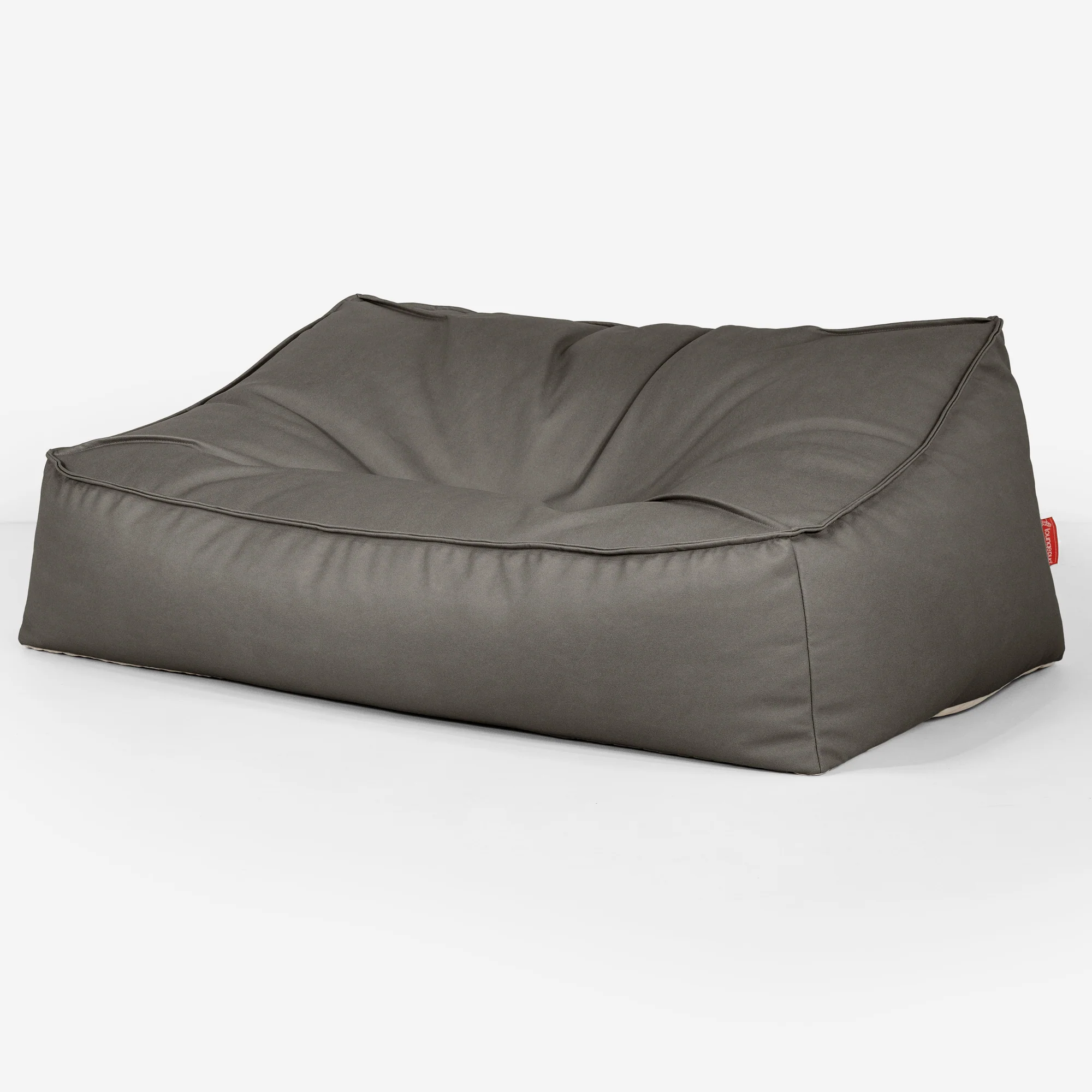 Saccosäcksoffan Sloucher - Veganskt Läder Grå