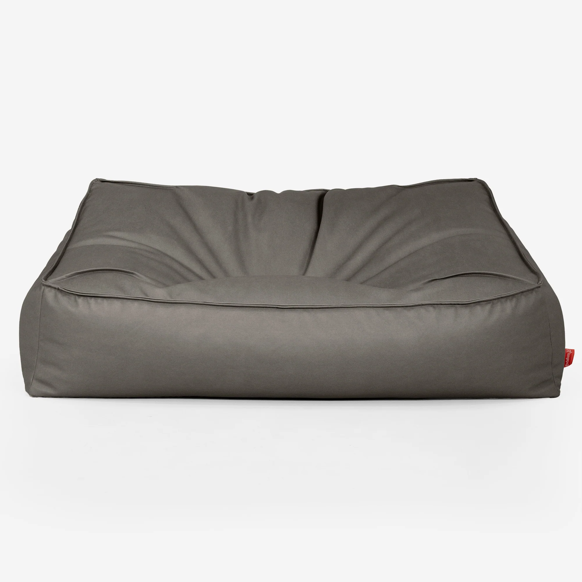 Saccosäcksoffan Sloucher - Veganskt Läder Grå - Image 2