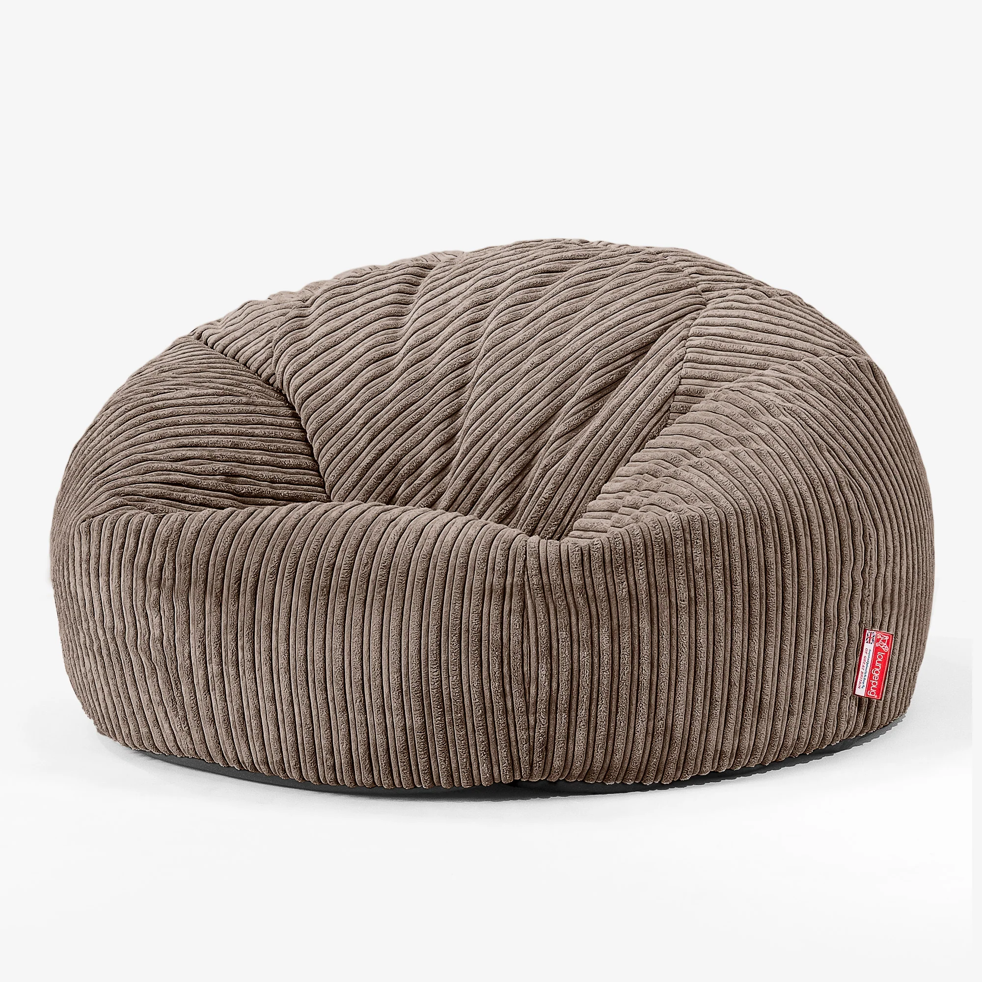 Saccosäckssoffa för Barn 6-14 år - Klassisk Manchestertyg Mocca - Image 2