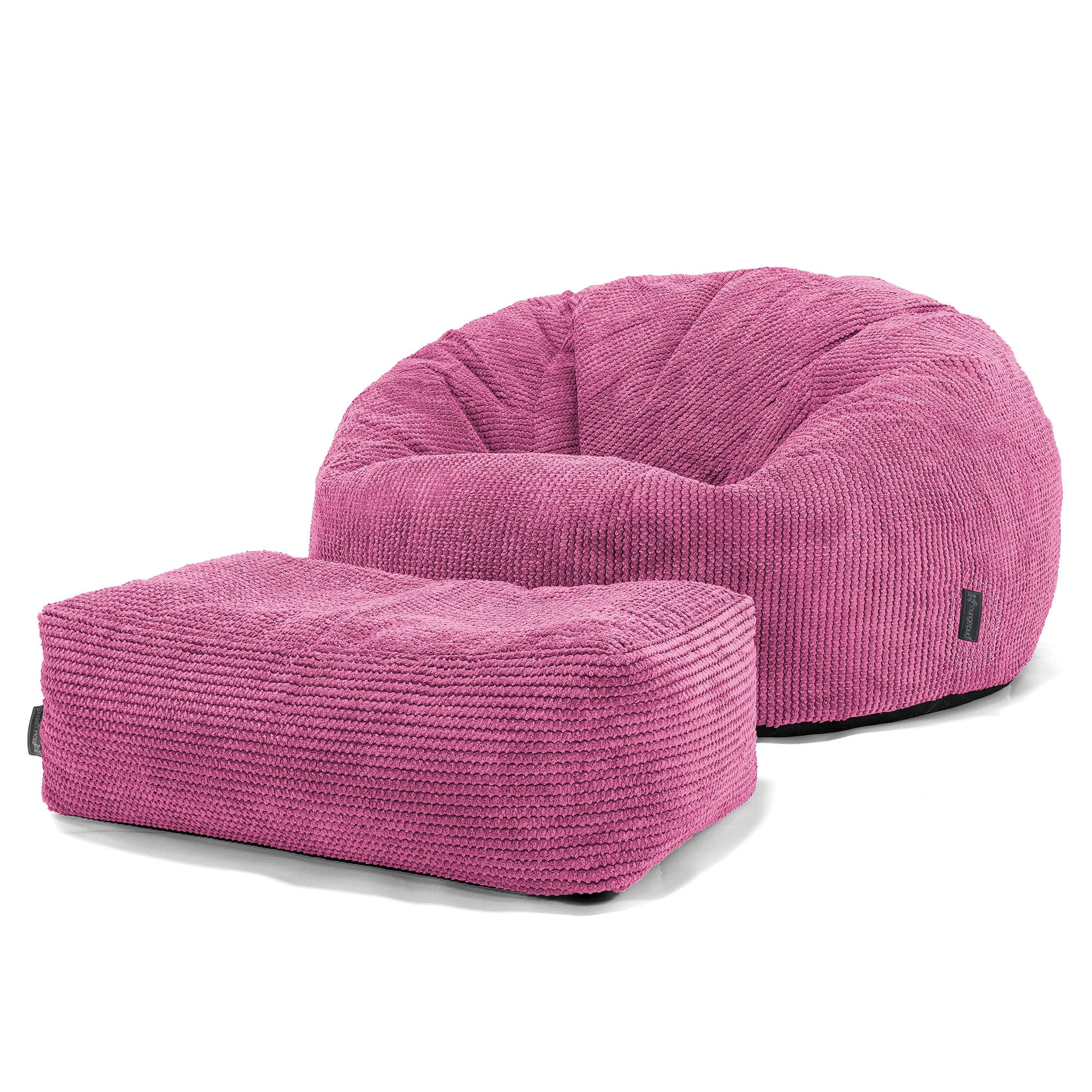 Saccosäckssoffa för Barn 6-14 år - Pom-pom Rosa - Image 3