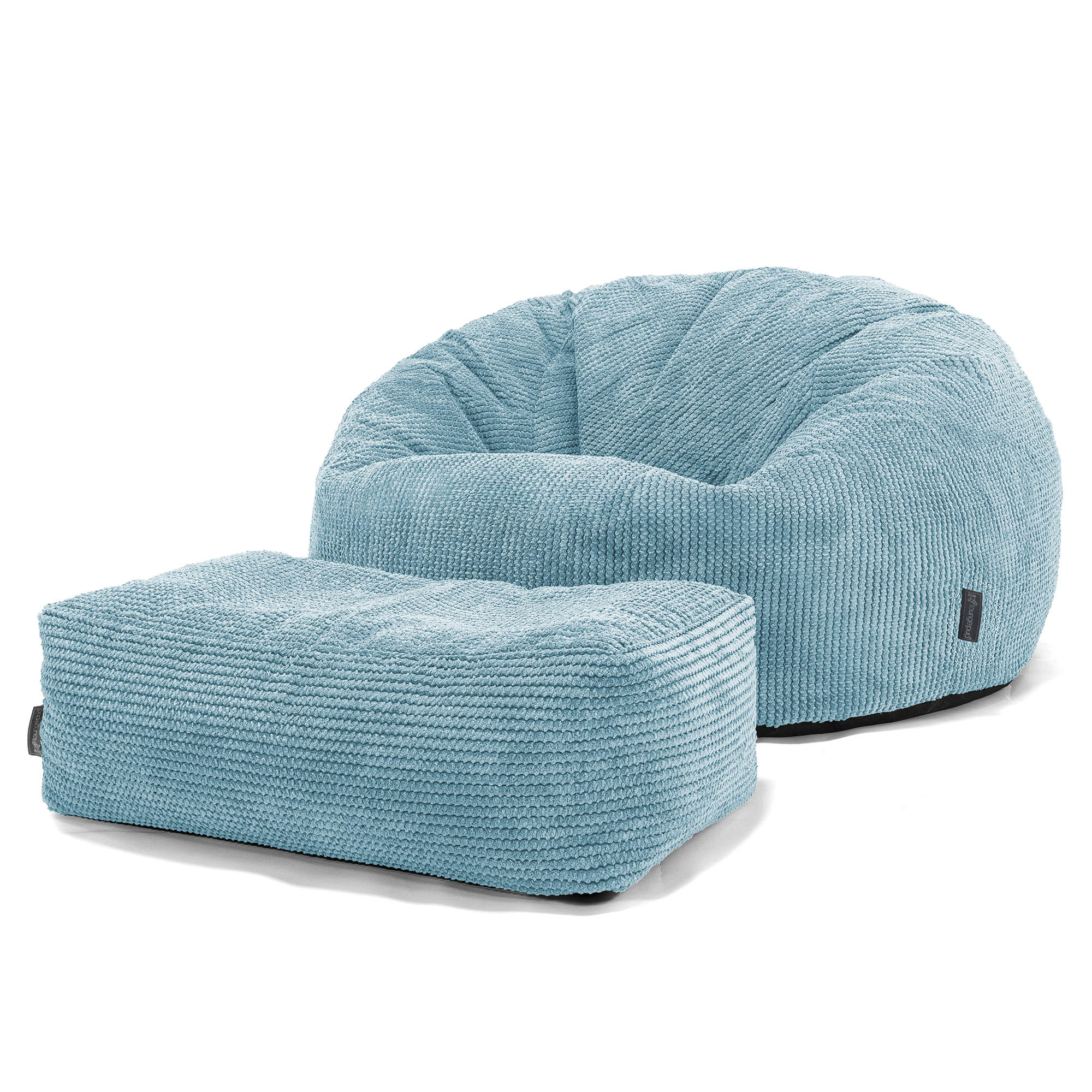Saccosäckssoffa för Barn 6-14 år - Pom-pom Turkos - Image 3
