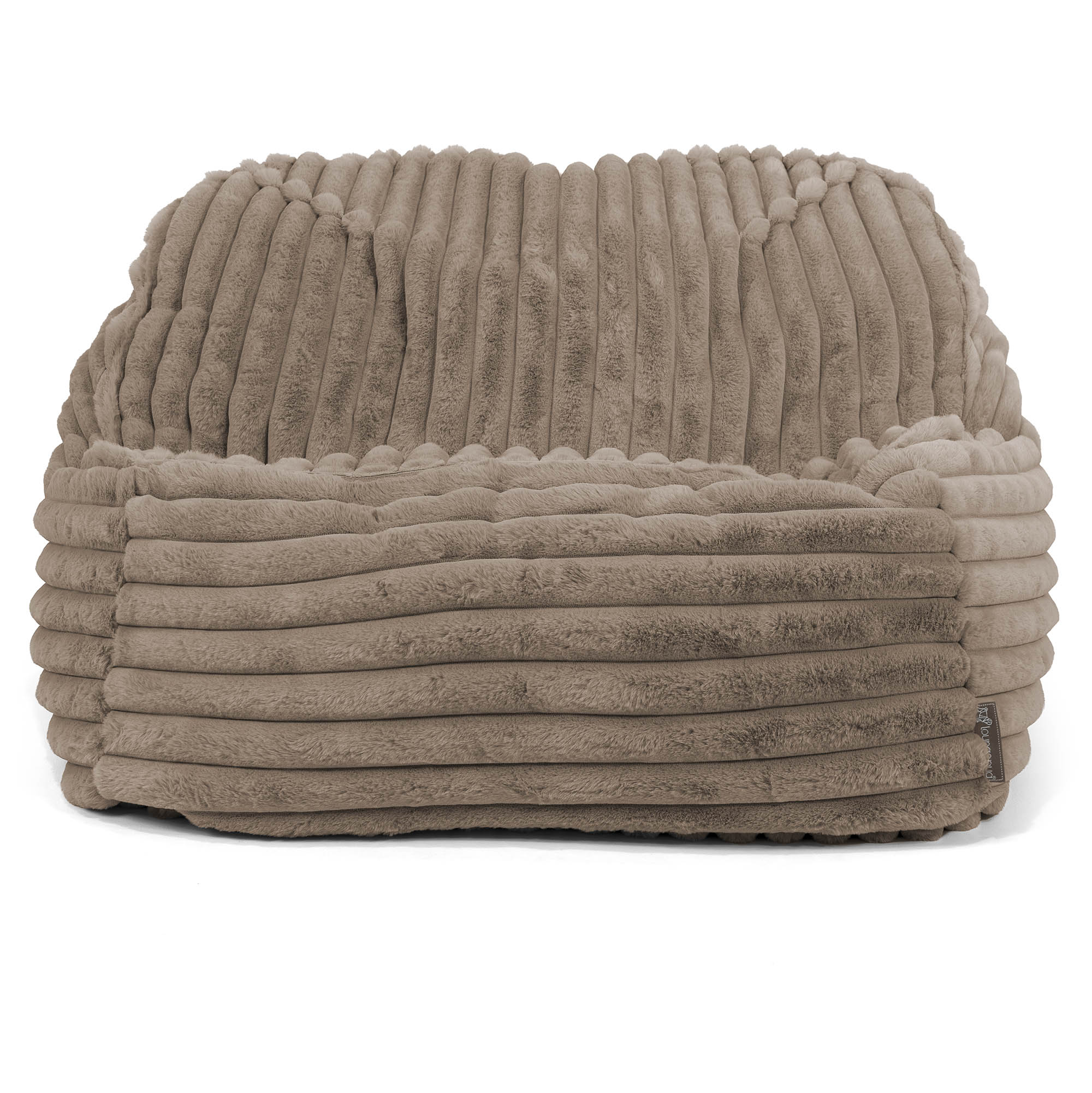 Saccosäckstolen Sloucher - Ultraplyschmanchestertyg Minkbrun - Image 2