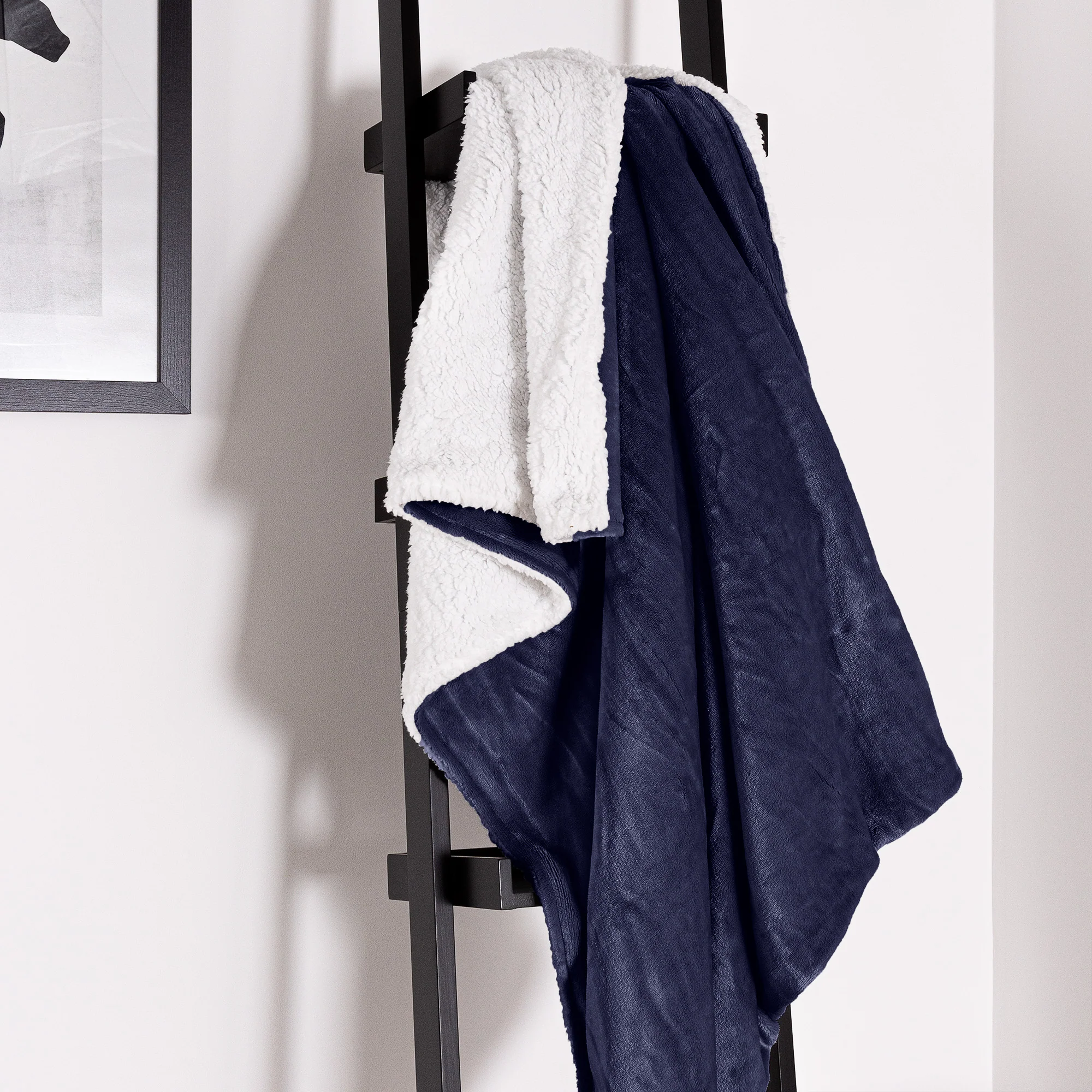 Sherpafilt - Sherpa Fleece Mörkblå - Image 5
