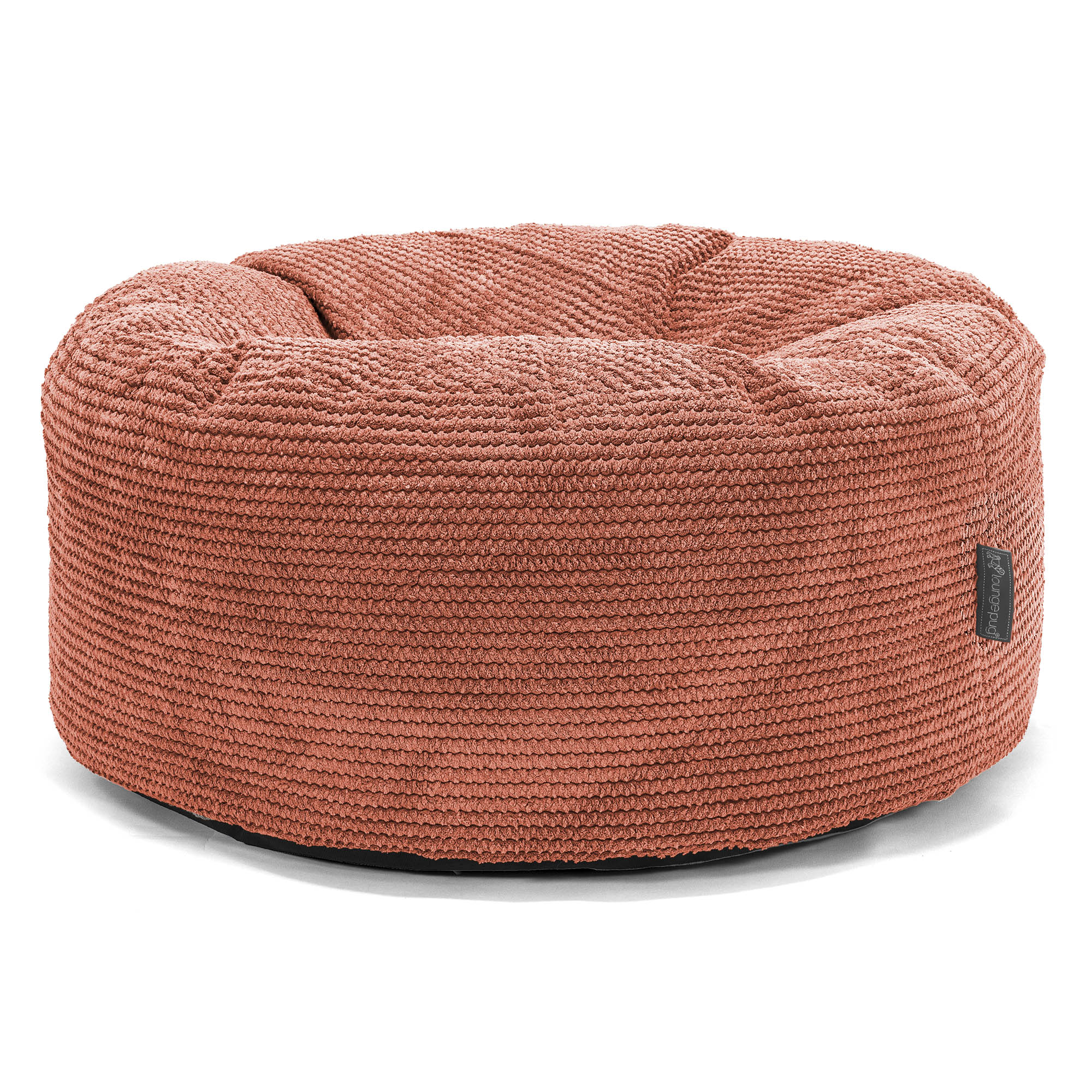 Sittpuff Rund - Pom-pom Pumpaorange