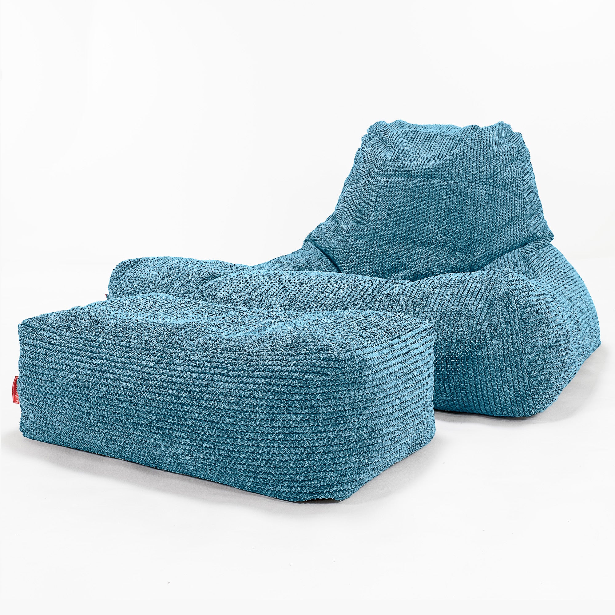 Soffa Lounge XXL Sittsäck - Pom-pom Turkos - Image 2