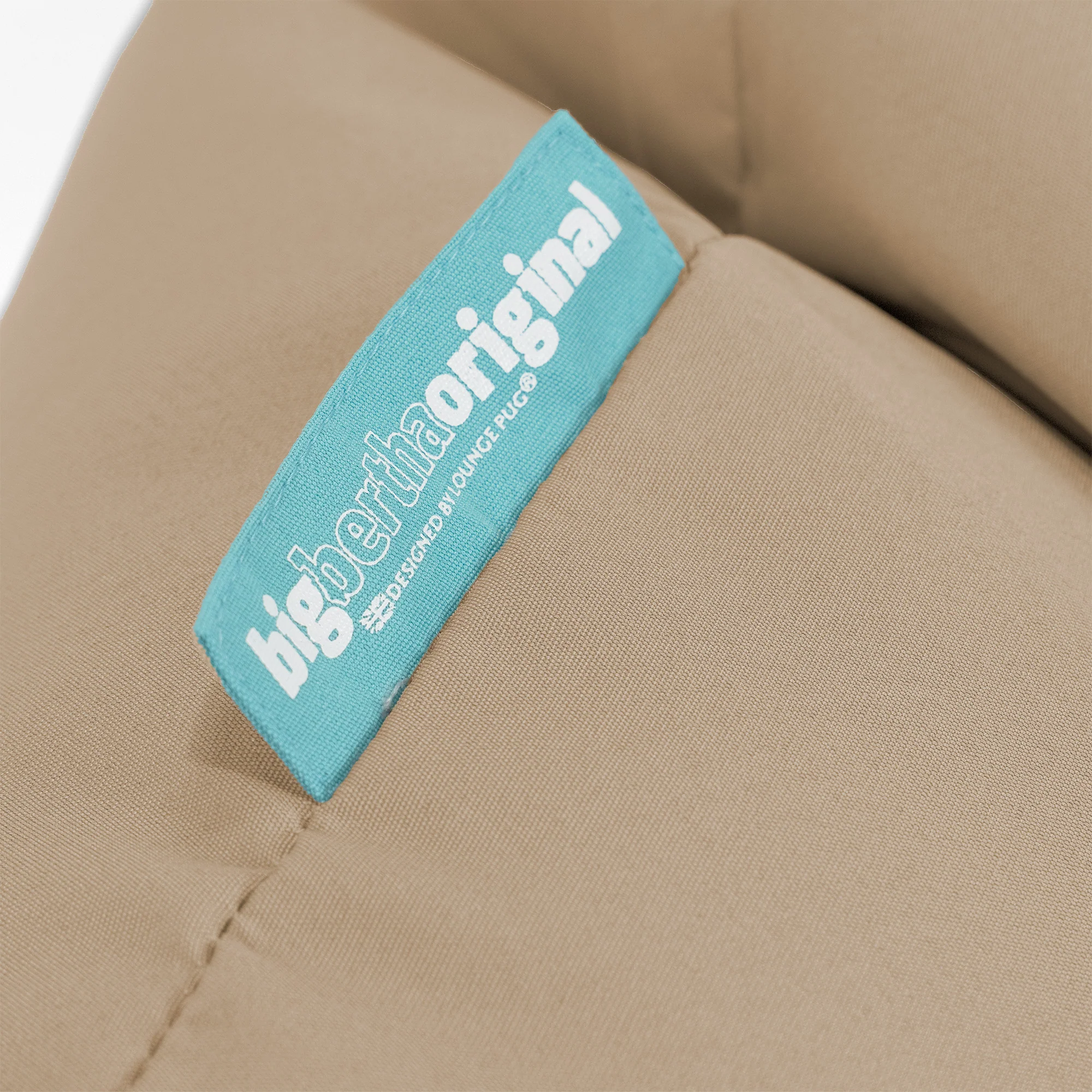 Klassisk Sittsäck Stol Utomhus - SoleiStorm™ UV-beständig och Vattenavvisande Olefin Beige - Image 3