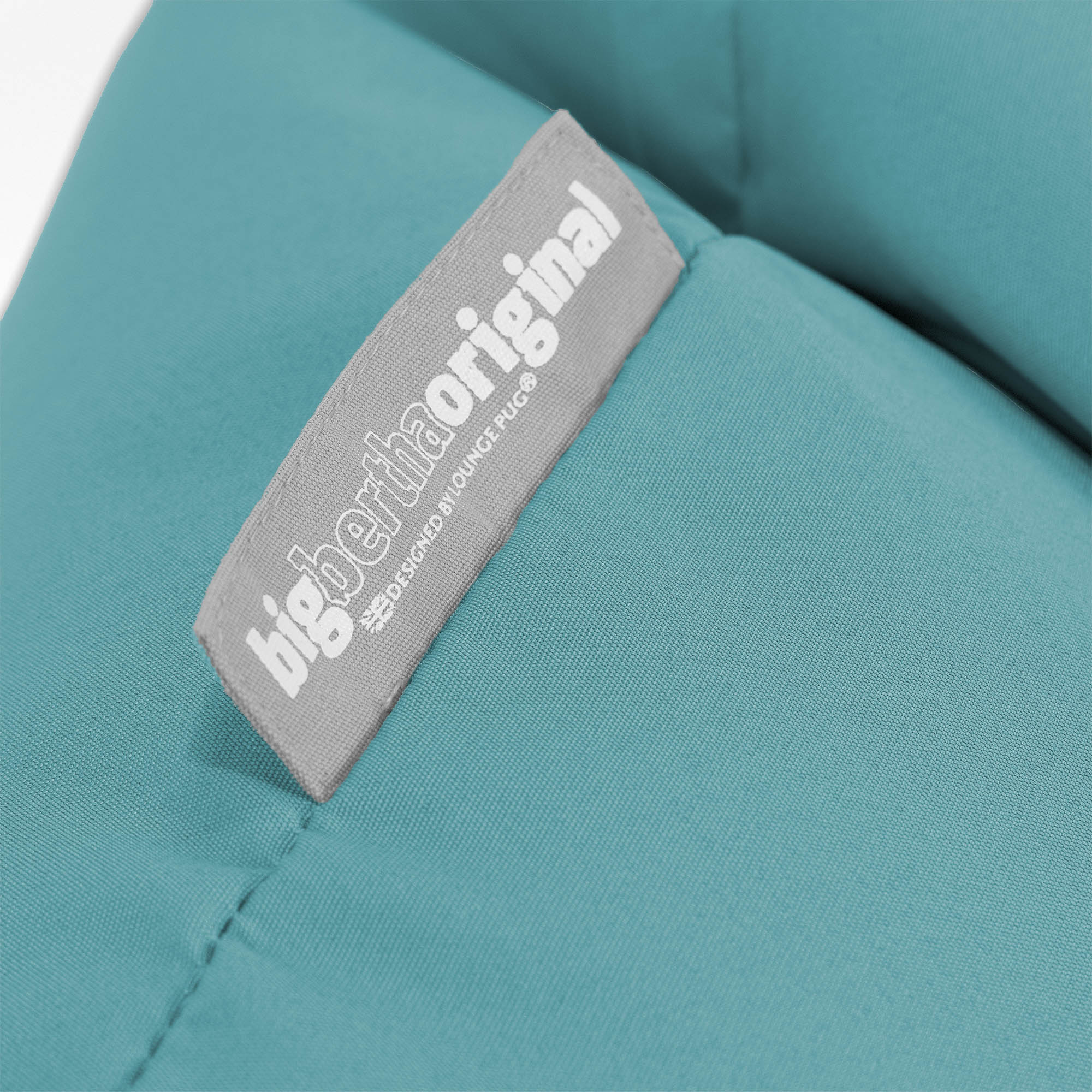 Klassisk Sittsäck Stol Utomhus - SoleiStorm™ UV-beständig och Vattenavvisande Olefin Cyan - Image 3