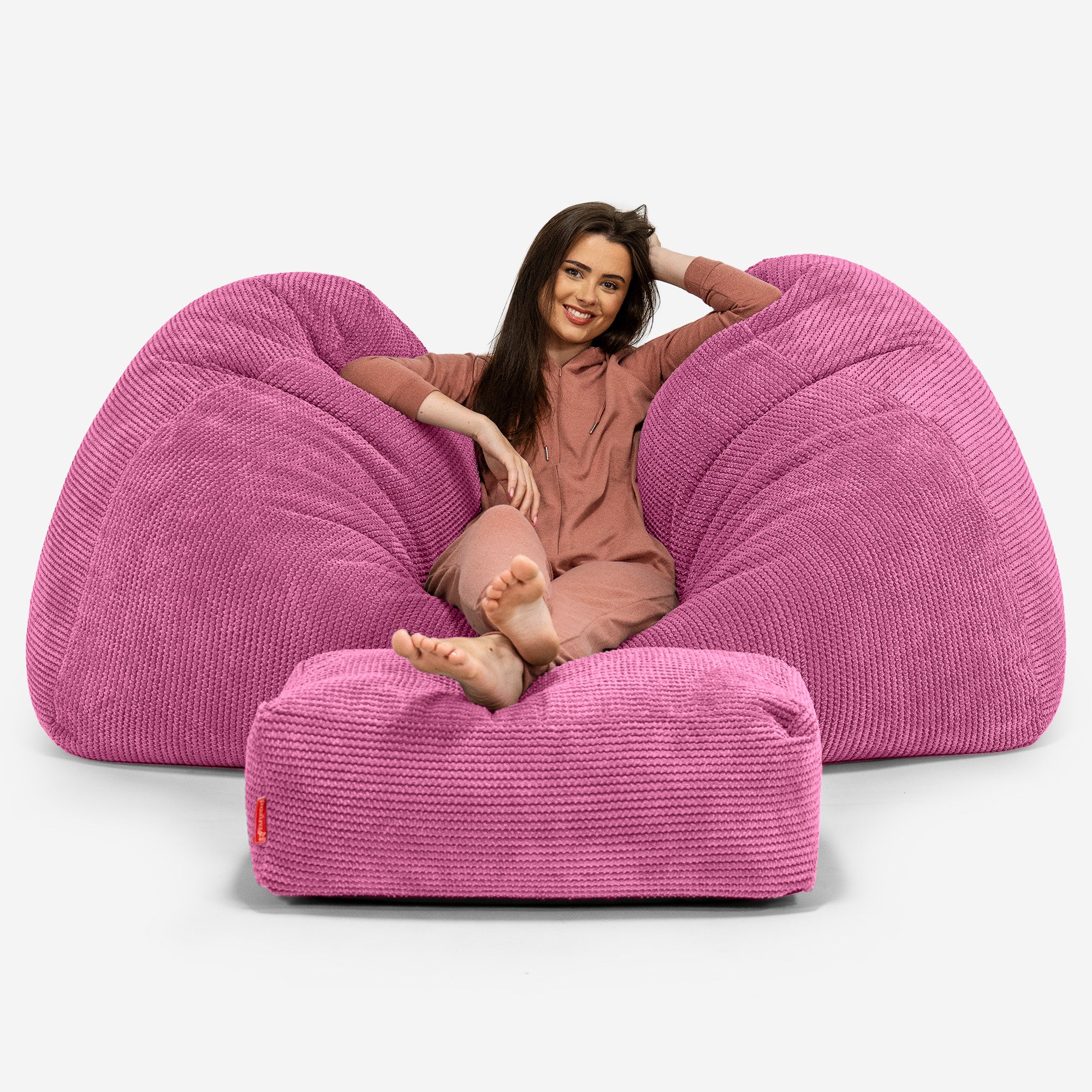 Stor Saccosäck Soffa - Pom-pom Rosa - Image 2